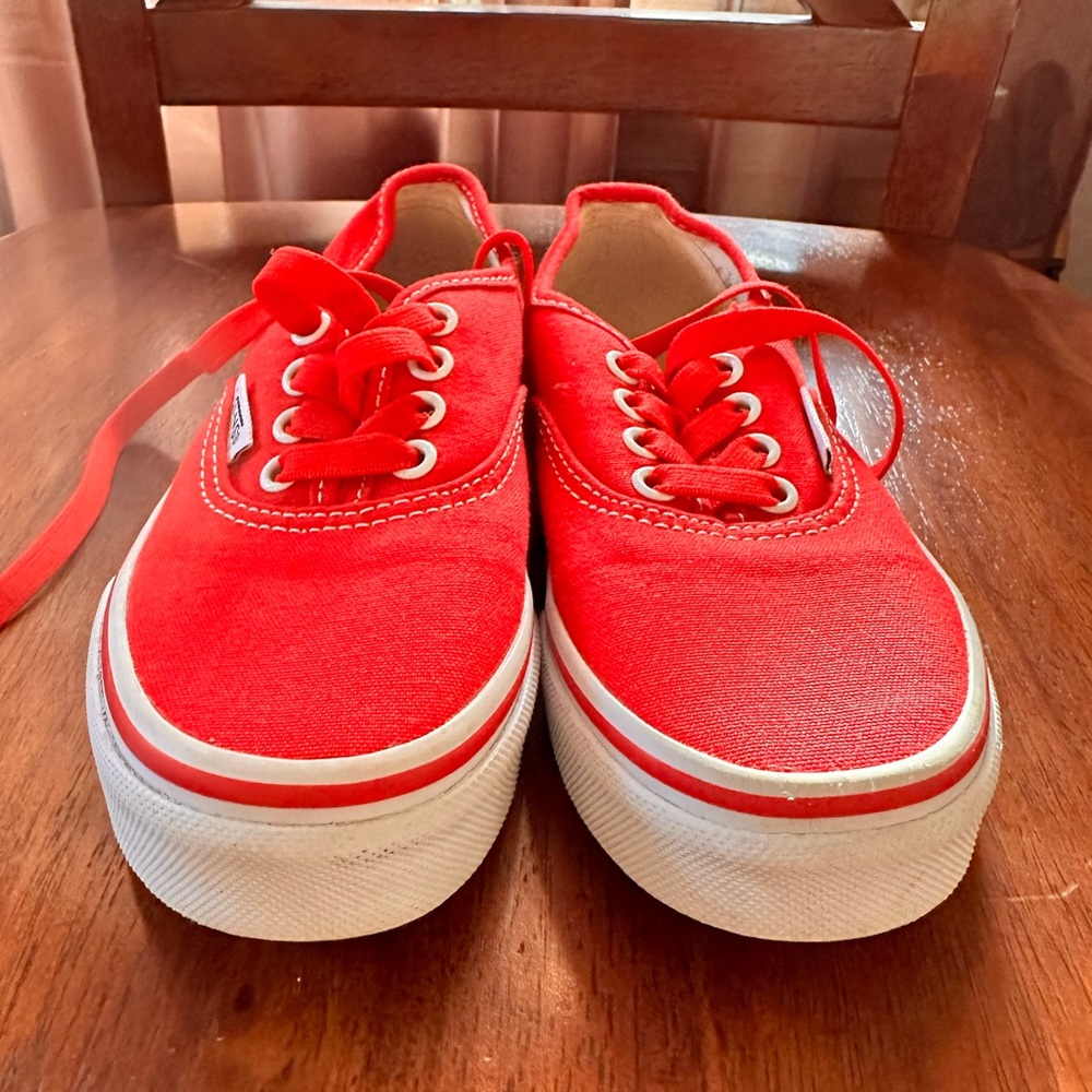Red Vans Shoes Kids 13